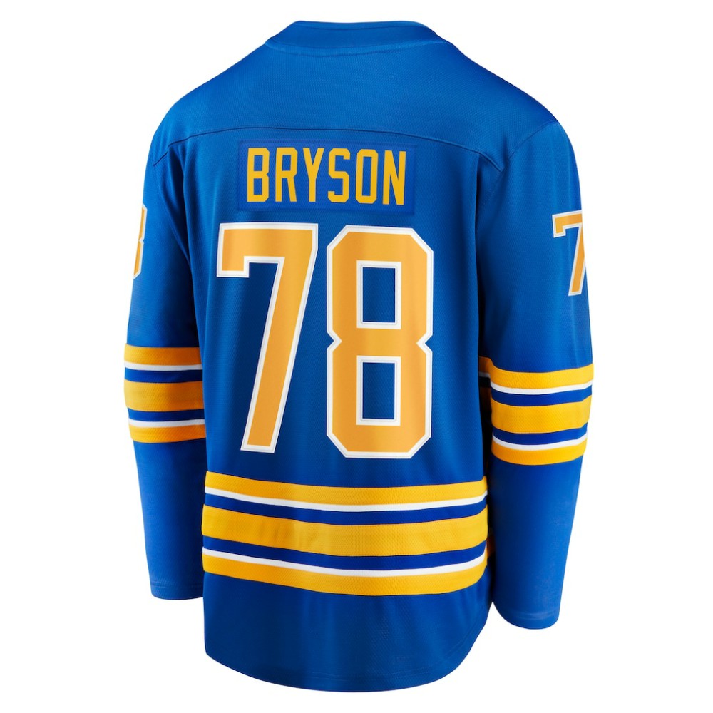 Jacob Bryson Buffalo Sabres Fanatics Home Breakaway Player Jersey For Sale