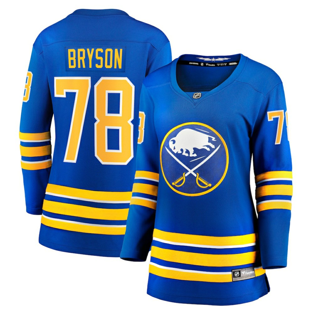 Jacob Bryson Buffalo Sabres Fanatics Women's Home Breakaway Player Jersey For Sale