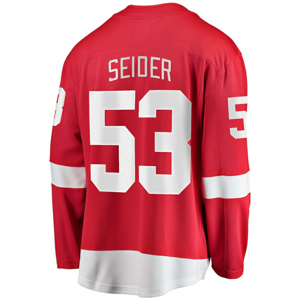 Moritz Seider Detroit Red Wings Fanatics Home Breakaway Player Jersey For Sale