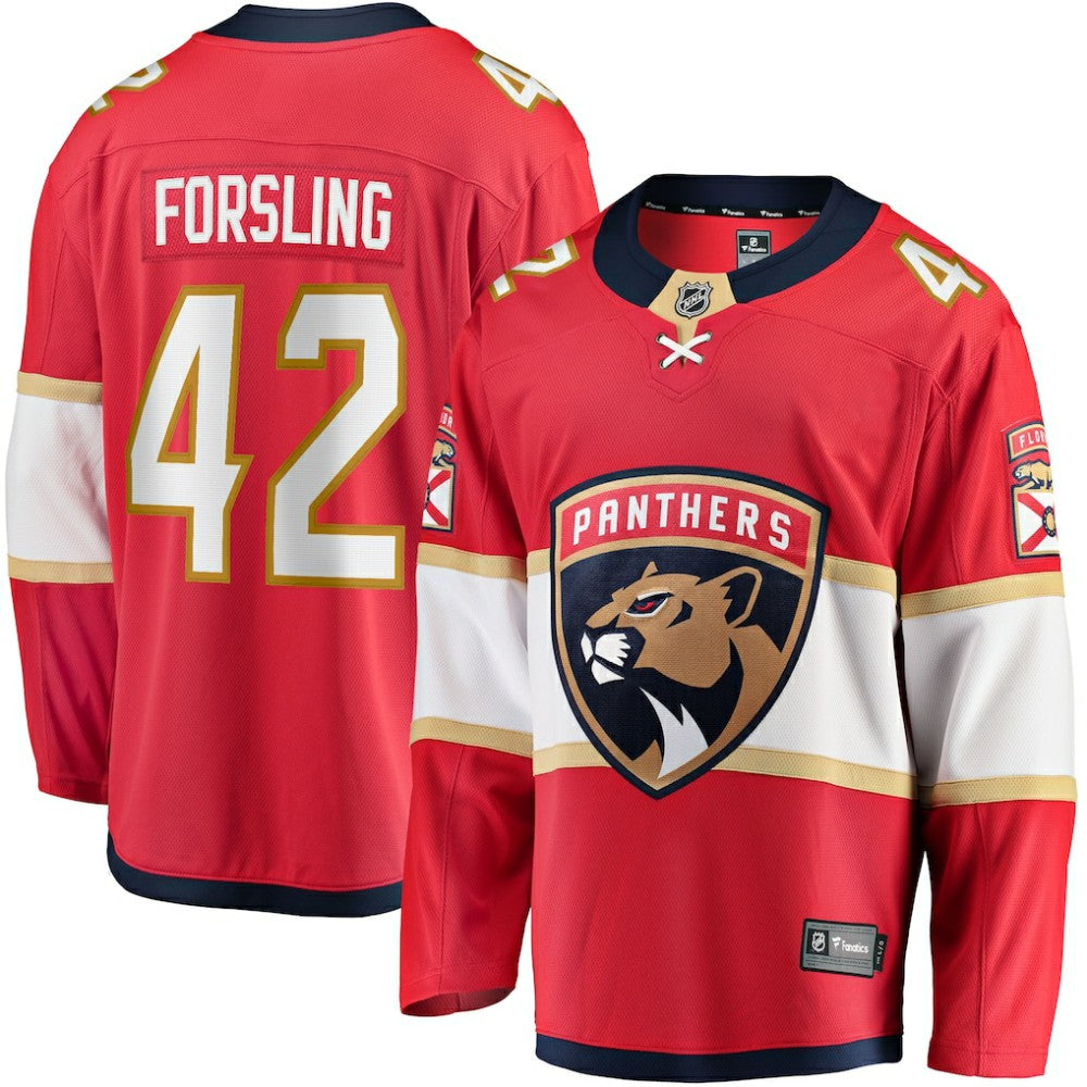Gustav Forsling Florida Panthers Fanatics Home Breakaway Player Jersey Discount