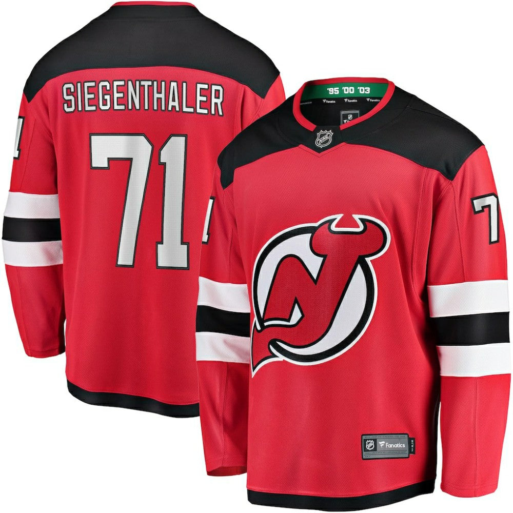 Jonas Siegenthaler New Jersey Devils Fanatics Home Breakaway Player Jersey On Sale