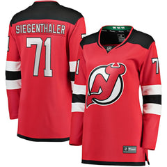 Jonas Siegenthaler New Jersey Devils Fanatics Women's Home Breakaway Player Jersey Outlet