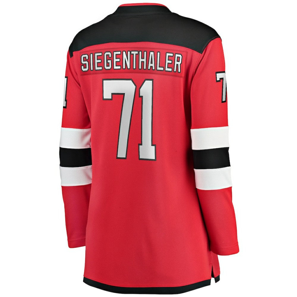 Jonas Siegenthaler New Jersey Devils Fanatics Women's Home Breakaway Player Jersey Outlet