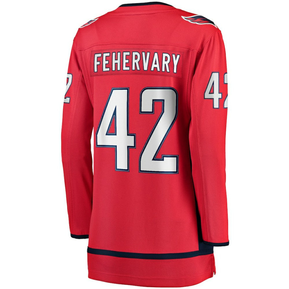 Martin Fehervary Washington Capitals Fanatics Women's Home Breakaway Player Jersey On Sale