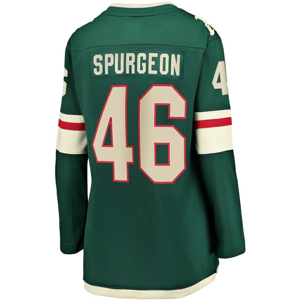 Jared Spurgeon Minnesota Wild Women's Home Breakaway Player Jersey Outlet
