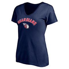 Cleveland Guardians Women's Personalized Winning Streak V-Neck T-Shirt | MLB On Sale