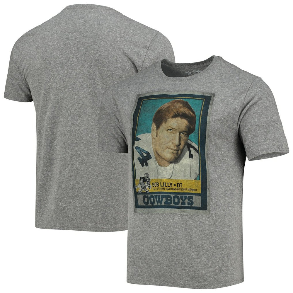 Dallas Cowboys  Bob Lilly  Name & Number Tri-Blend T-Shirt