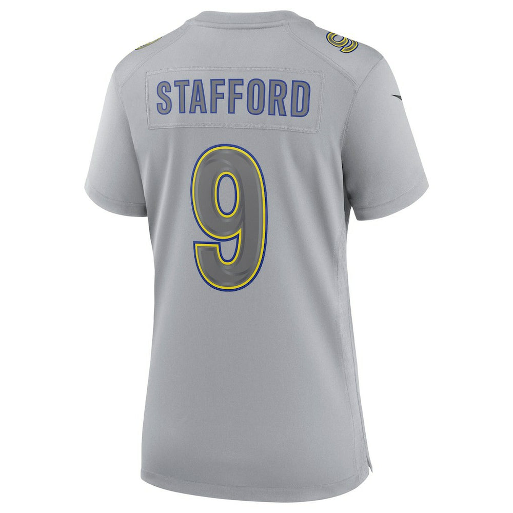 Los Angeles Rams Nike Matthew Stafford  Women's Atmosphere Fashion Game Jersey