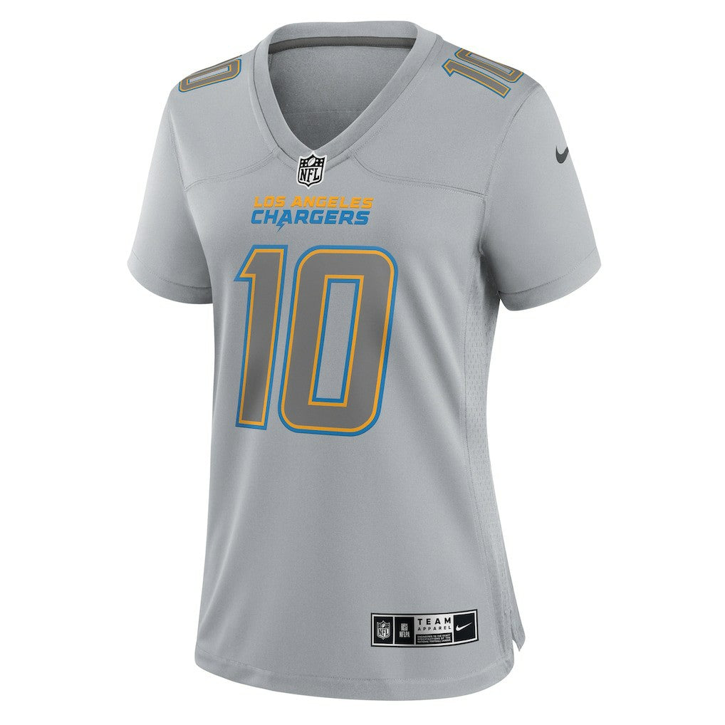 Los Angeles Chargers Nike Justin Herbert  Women's Atmosphere Fashion Game Jersey