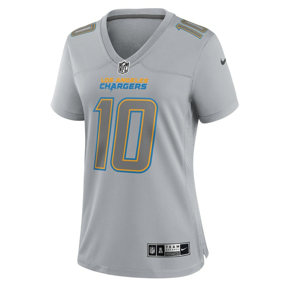 Los Angeles Chargers Nike Justin Herbert  Women's Atmosphere Fashion Game Jersey