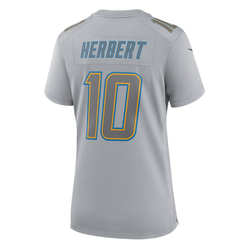 Los Angeles Chargers Nike Justin Herbert  Women's Atmosphere Fashion Game Jersey
