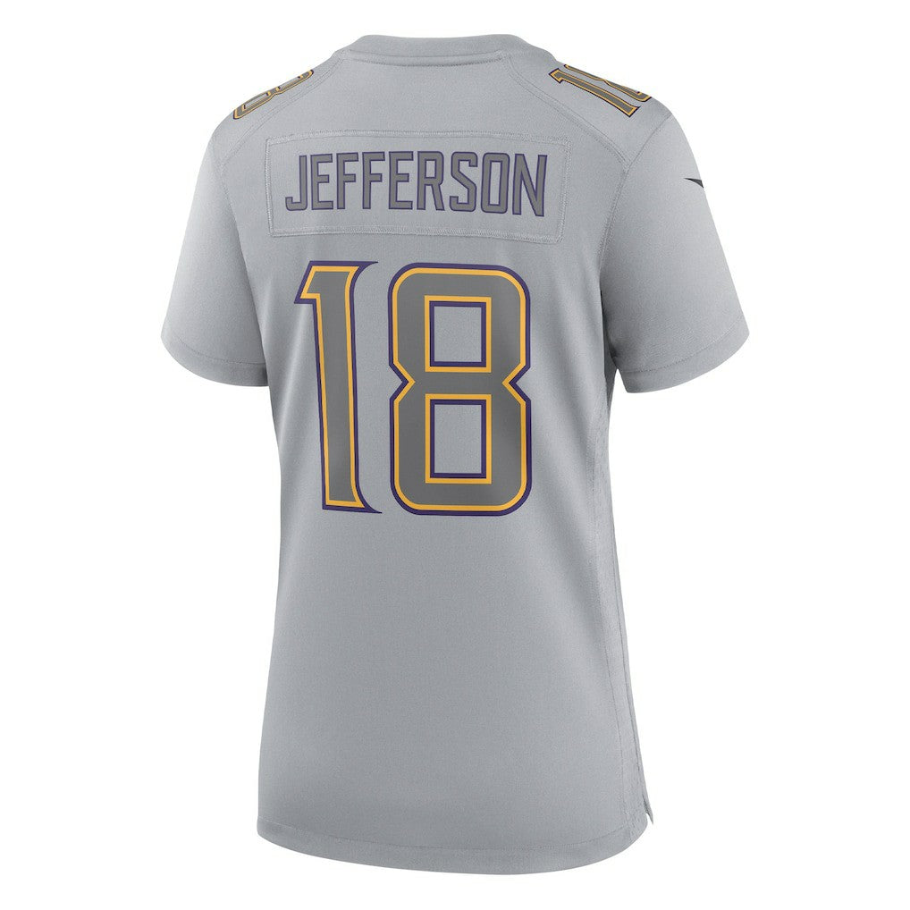 Minnesota Vikings Nike Justin Jefferson  Women's Atmosphere Fashion Game Jersey