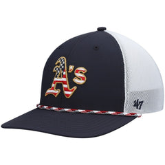 Athletics '47 Flag Fill Trucker Snapback Hat | MLB For sale