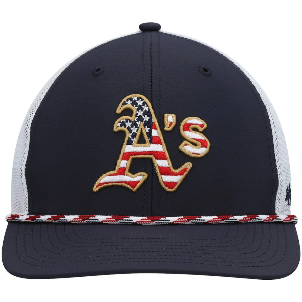 Athletics '47 Flag Fill Trucker Snapback Hat | MLB For sale