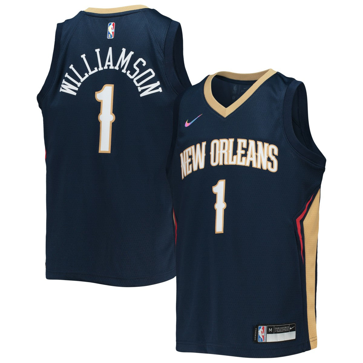 Zion Williamson New Orleans Pelicans Youth 2021/22 Diamond Swingman Jersey Discount