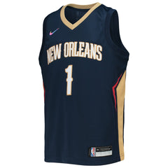 Zion Williamson New Orleans Pelicans Youth 2021/22 Diamond Swingman Jersey Discount