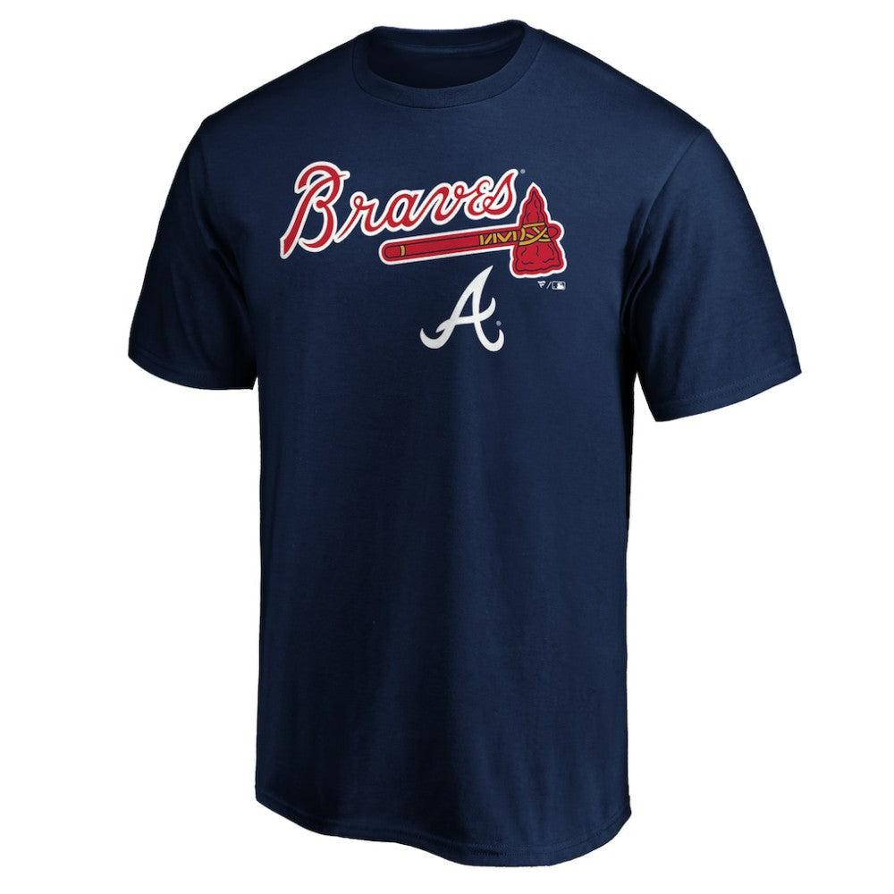 Atlanta Braves Team Lockup Logo T-Shirt | MLB US