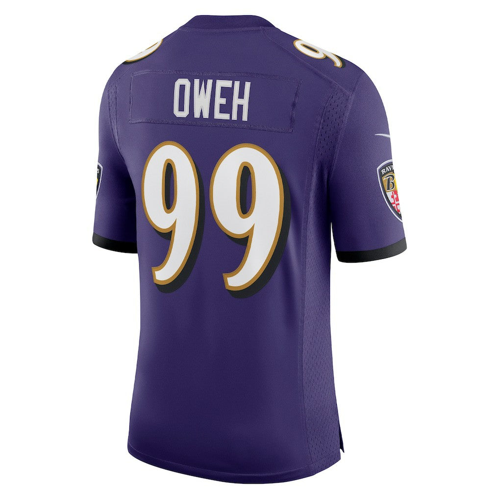Baltimore Ravens Nike Odafe Oweh  Vapor Limited Jersey