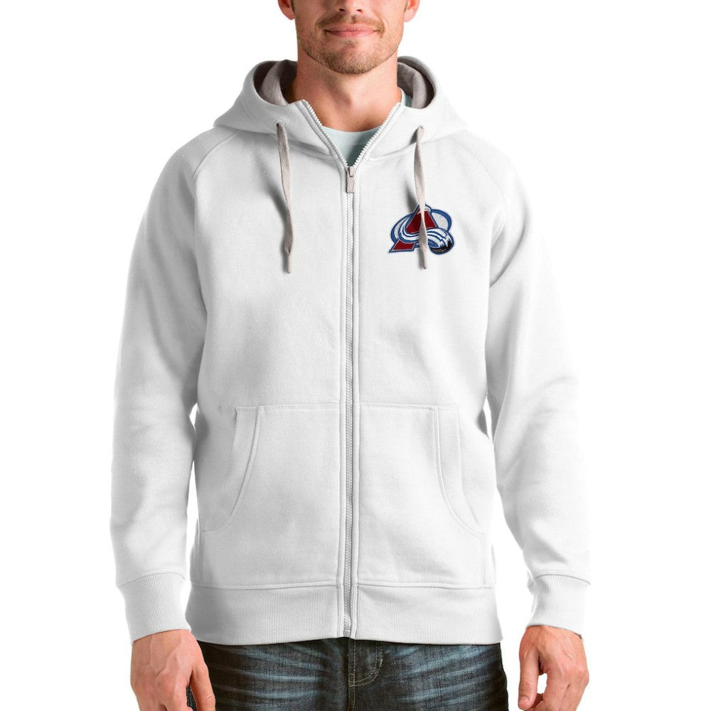 Colorado Avalanche Antigua Logo Victory Full-Zip Hoodie Sale