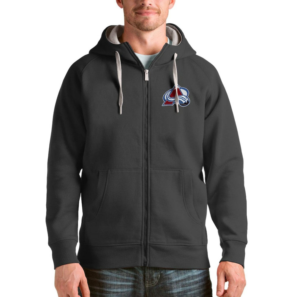 Colorado Avalanche Antigua Logo Victory Full-Zip Hoodie Sale