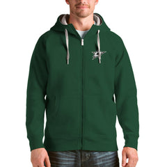 Dallas Stars Antigua Logo Victory Full-Zip Hoodie For Sale