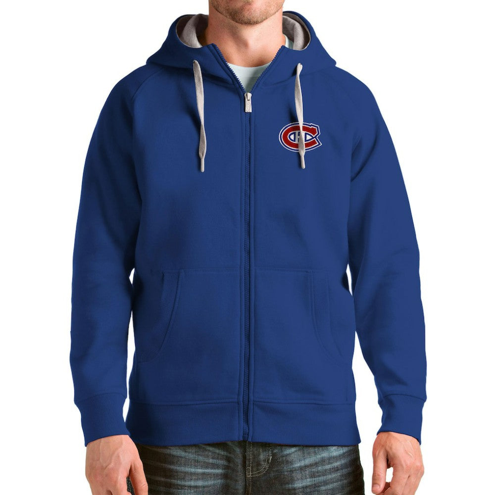 Montreal Canadiens Antigua Logo Victory Full-Zip Hoodie Outlet