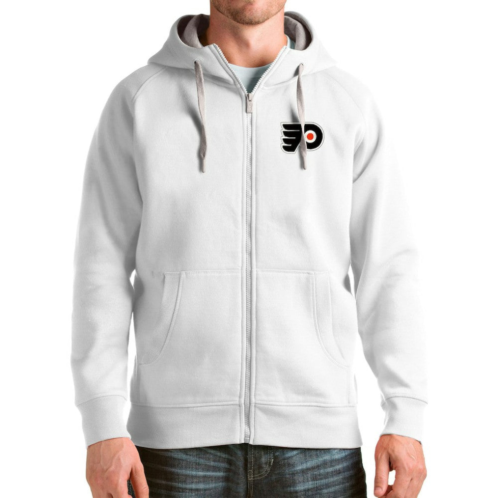 Philadelphia Flyers Antigua Logo Victory Full-Zip Hoodie Online