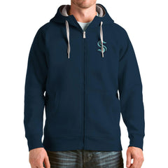 Seattle Kraken Antigua Logo Victory Full-Zip Hoodie Discount