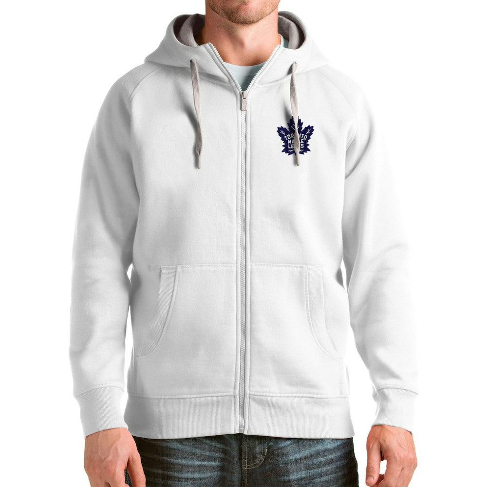 Toronto Maple Leafs Antigua Logo Victory Full-Zip Hoodie Online