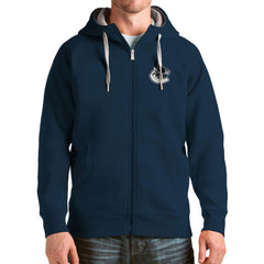 Vancouver Canucks Antigua Logo Victory Full-Zip Hoodie Outlet