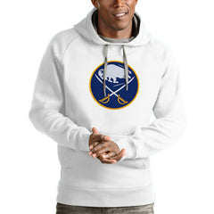 Buffalo Sabres Antigua Logo Victory Pullover Hoodie Outlet