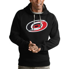 Carolina Hurricanes Antigua Logo Victory Pullover Hoodie Sale