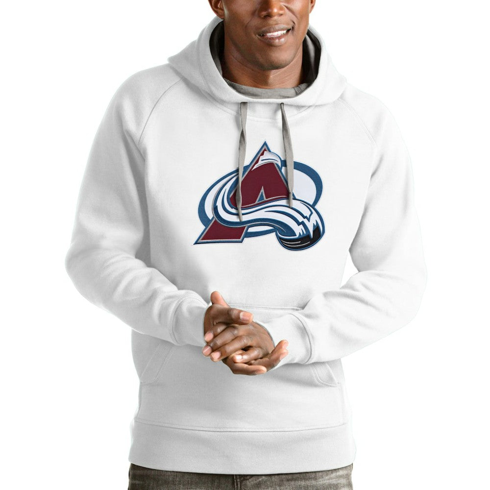 Colorado Avalanche Antigua Logo Victory Pullover Hoodie Sale
