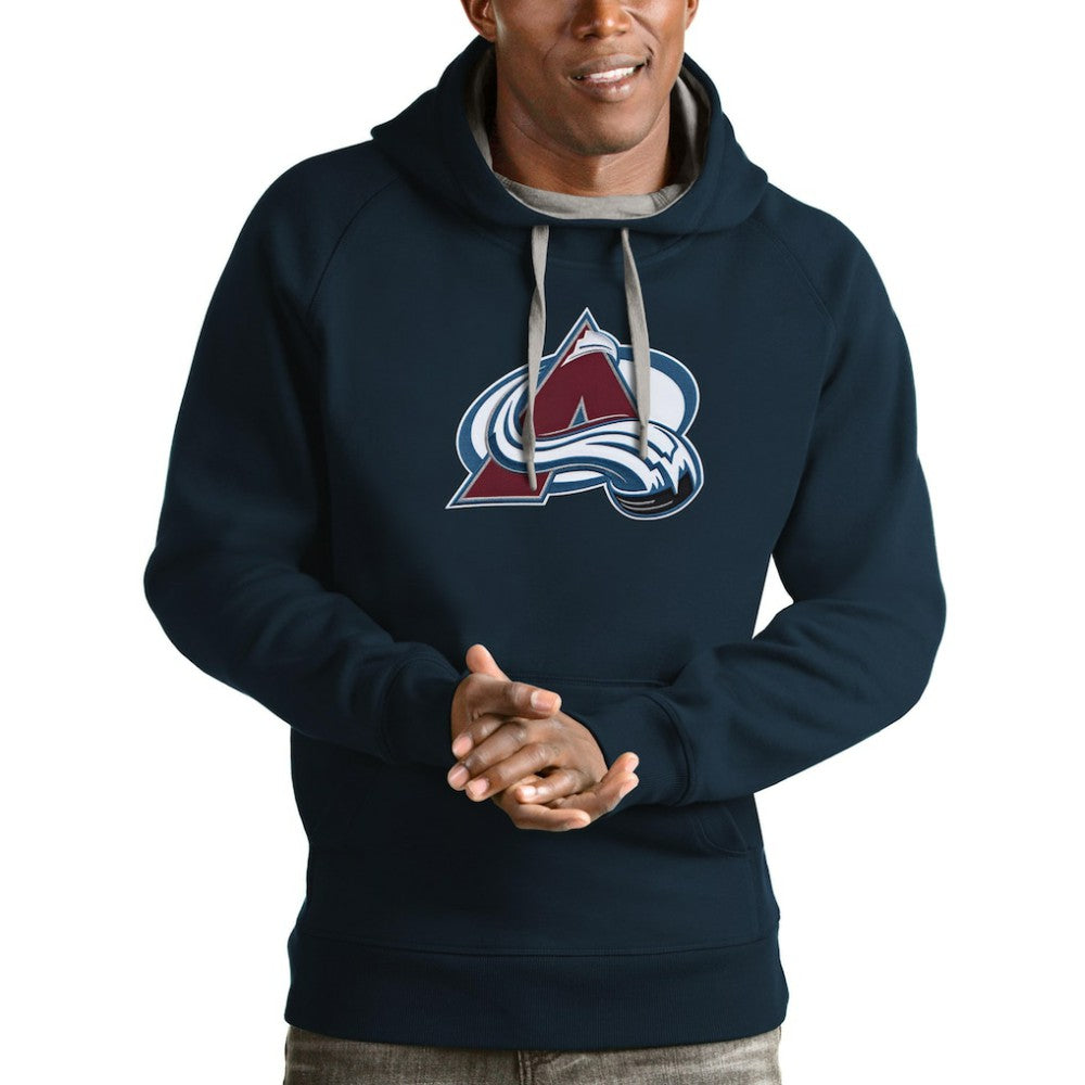 Colorado Avalanche Antigua Logo Victory Pullover Hoodie Sale