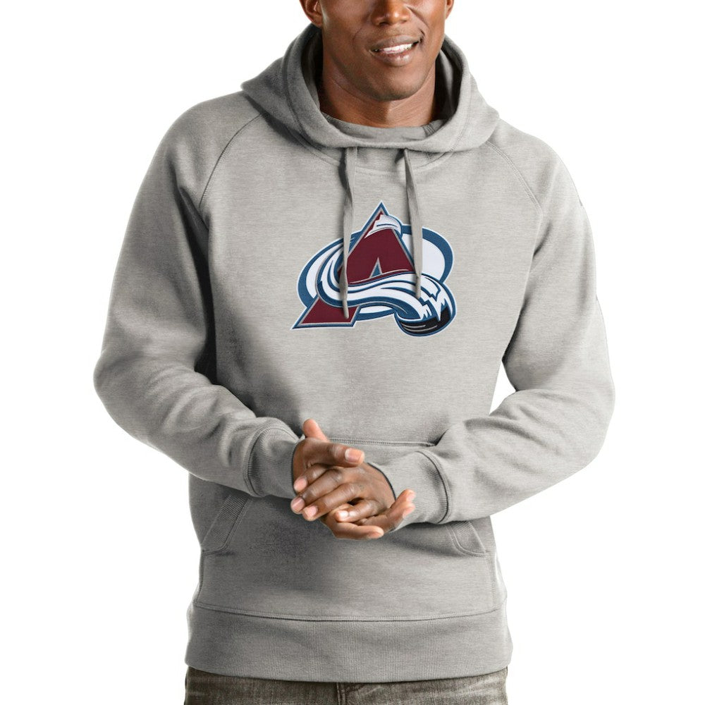 Colorado Avalanche Antigua Logo Victory Pullover Hoodie Online