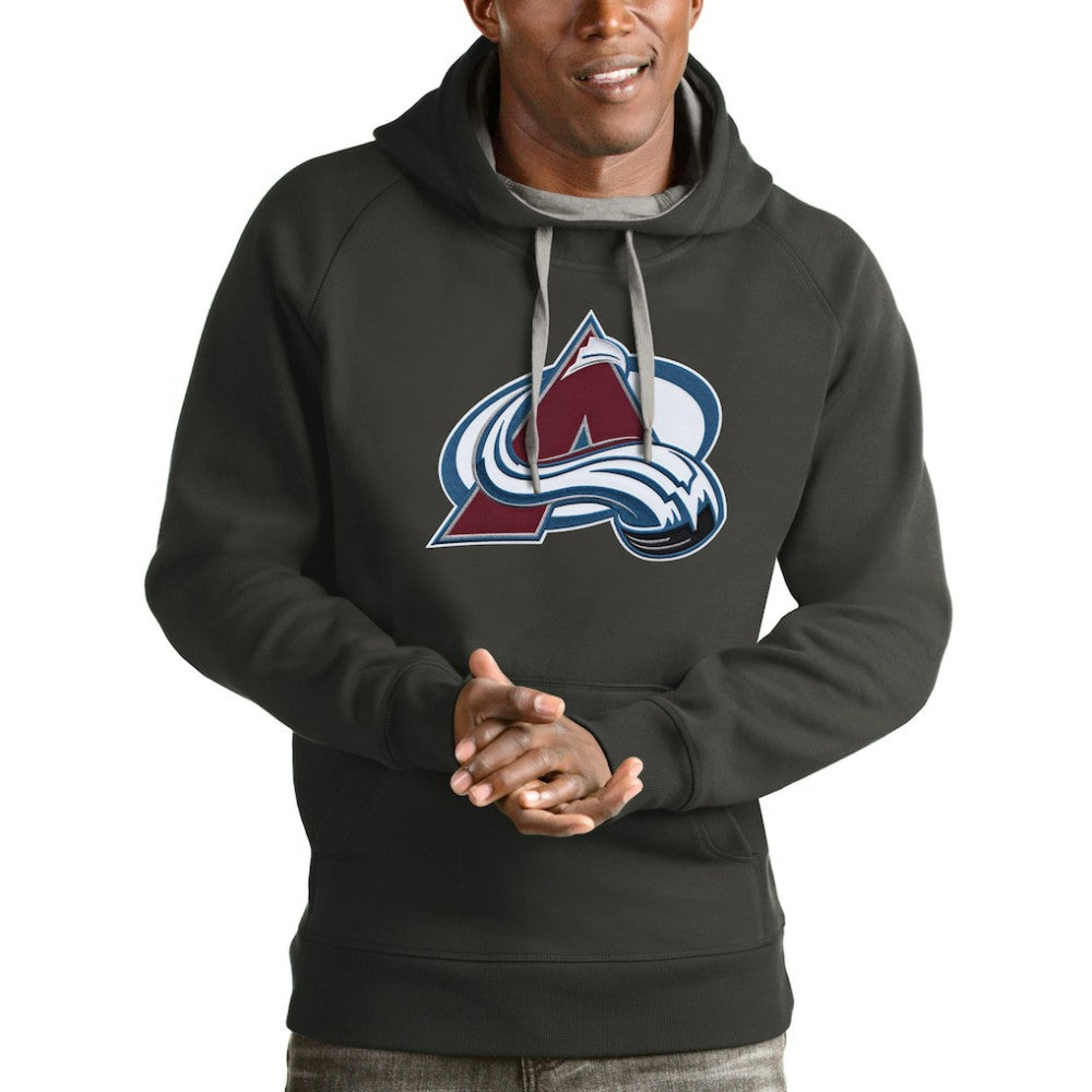 Colorado Avalanche Antigua Logo Victory Pullover Hoodie Sale