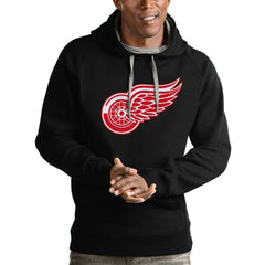 Detroit Red Wings Antigua Logo Victory Pullover Hoodie Sale