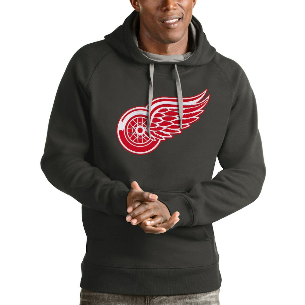 Detroit Red Wings Antigua Logo Victory Pullover Hoodie Outlet