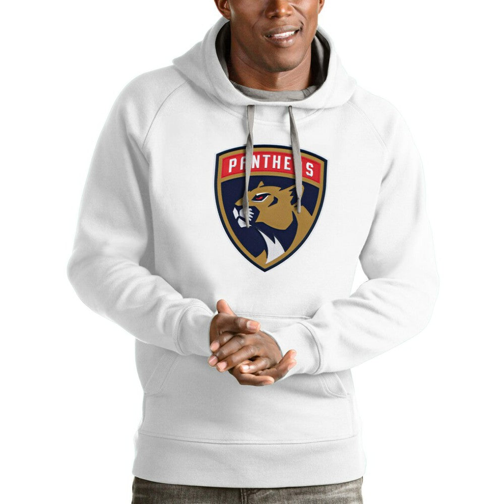 Florida Panthers Antigua Logo Victory Pullover Hoodie Discount