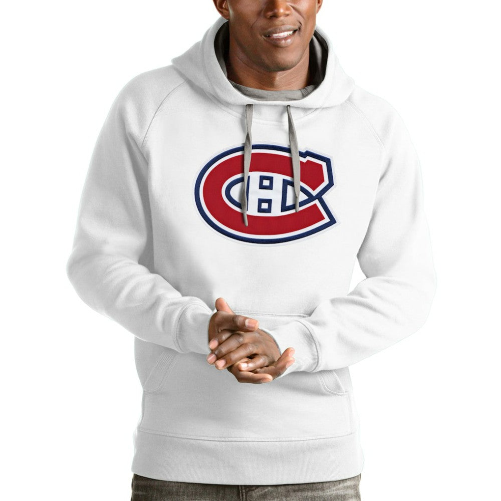 Montreal Canadiens Antigua Logo Victory Pullover Hoodie Online