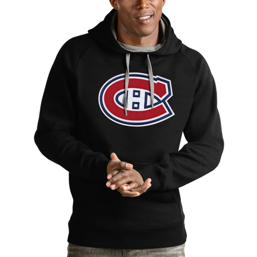 Montreal Canadiens Antigua Logo Victory Pullover Hoodie Online