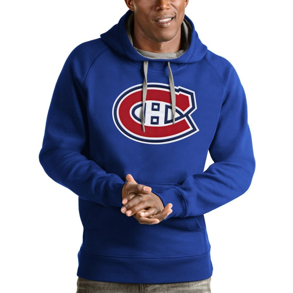 Montreal Canadiens Antigua Logo Victory Pullover Hoodie Outlet