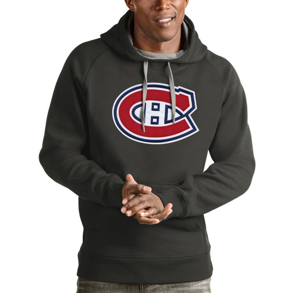 Montreal Canadiens Antigua Logo Victory Pullover Hoodie Online