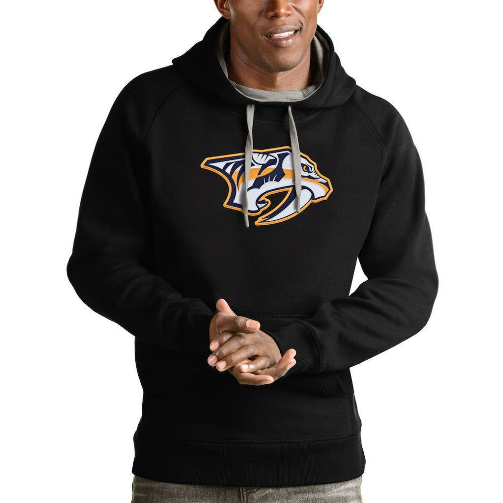 Nashville Predators Antigua Logo Victory Pullover Hoodie Sale