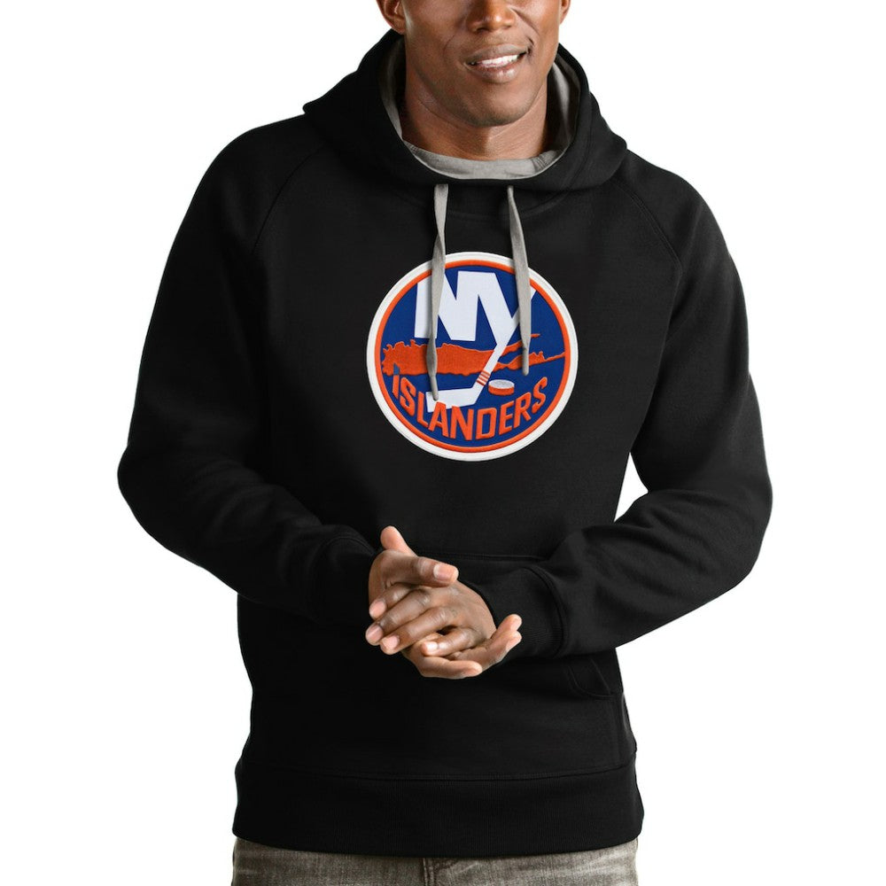 New York Islanders Antigua Logo Victory Pullover Hoodie Discount
