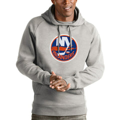 New York Islanders Antigua Logo Victory Pullover Hoodie Outlet