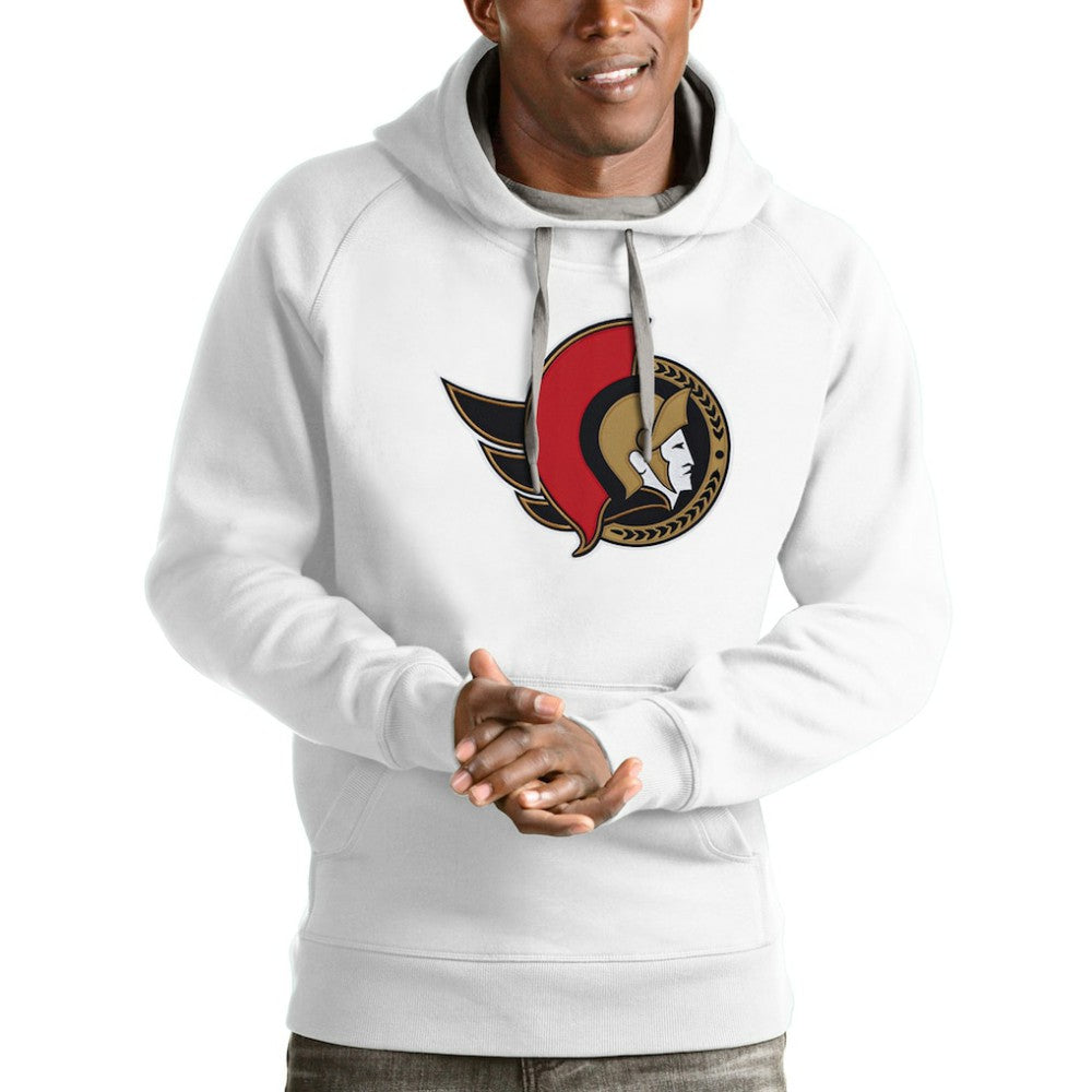 Ottawa Senators Antigua Logo Victory Pullover Hoodie For Sale