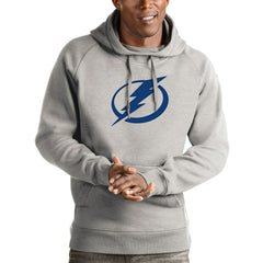 Tampa Bay Lightning Antigua Logo Victory Pullover Hoodie Discount