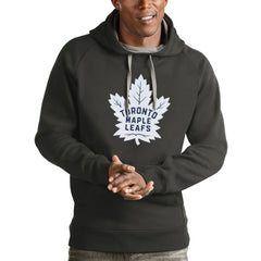 Toronto Maple Leafs Antigua Logo Victory Pullover Hoodie Outlet