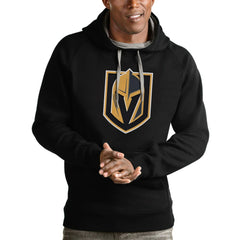 Vegas Golden Knights Antigua Logo Victory Pullover Hoodie Discount